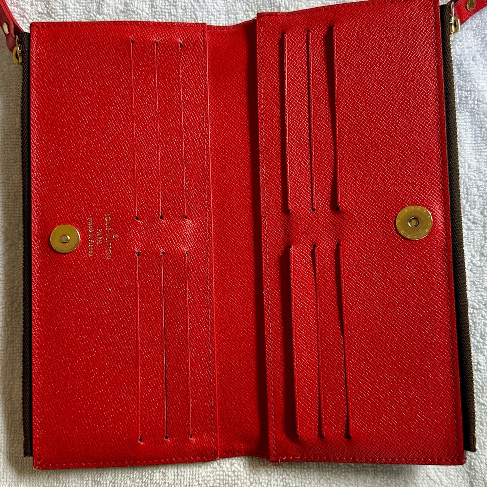 Louis Vuitton Monogram Canvas Adele Wallet Coquelicot Article: M61287 - Picture 8 of 16